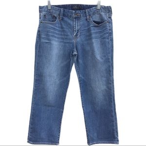 Lucky Brand sweet jean cropped denim flap pocket